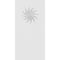 Ekena Millwork Standard Foster Spiral Plinth Block With Square Edge, 4 1/2"W x 9"H x 1"P PBP045X090X100FOS12 - alternate 2
